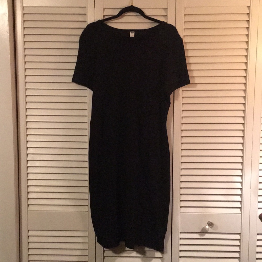 BOGO in my closet! Black tee shirt dress (tall)